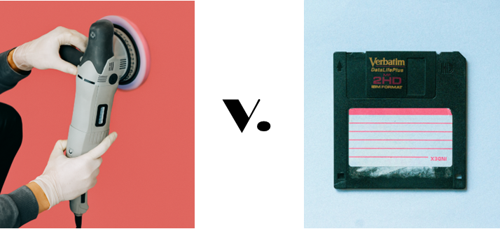 Buffer v. disk - a visceral lesson.